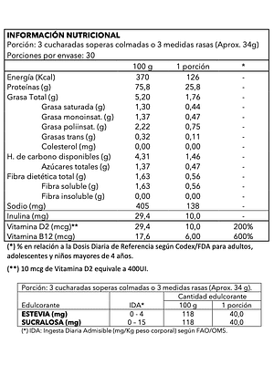 Proteína Vegana Avellana