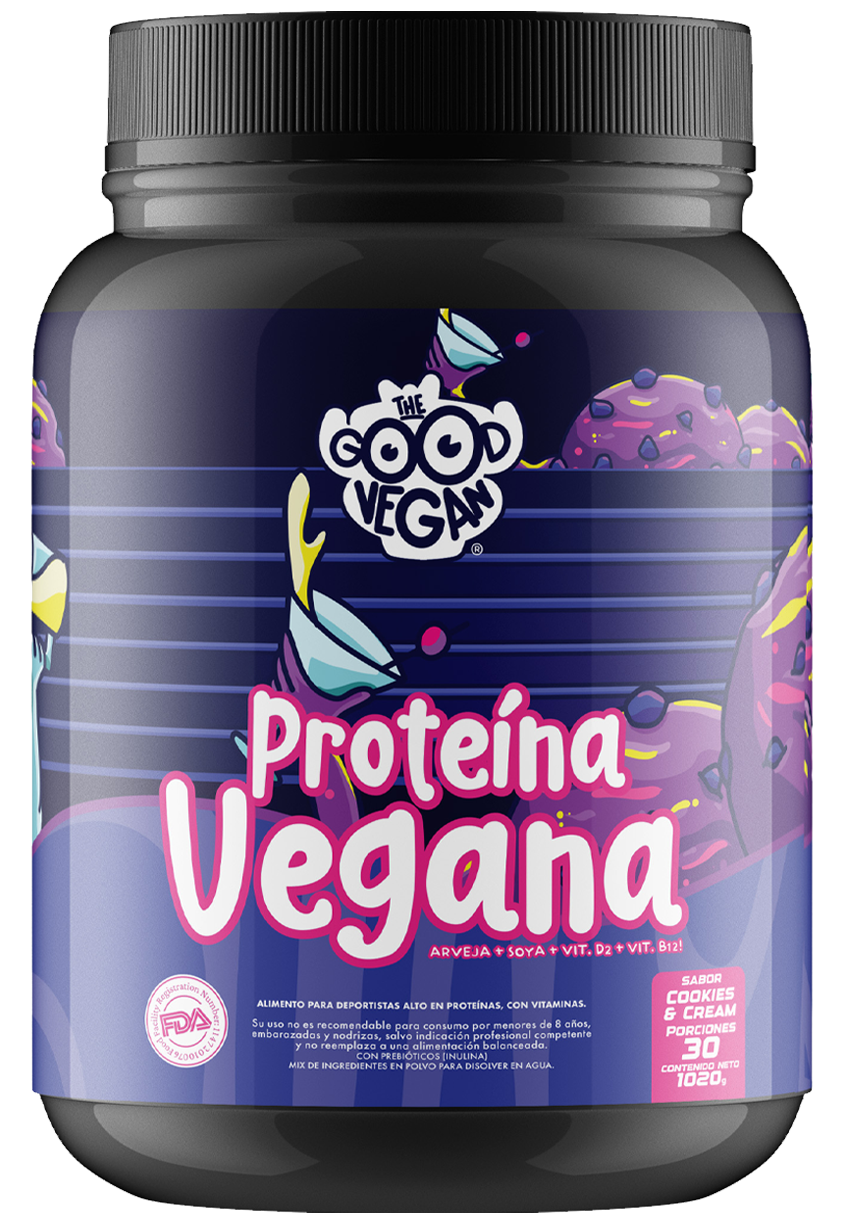 Proteína Vegana Cookies & Cream 1