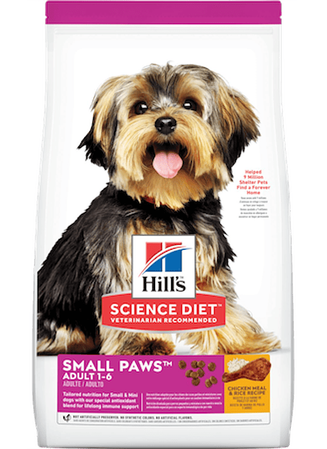 Hill's Adult Small Paws Chicken Meal & Rice