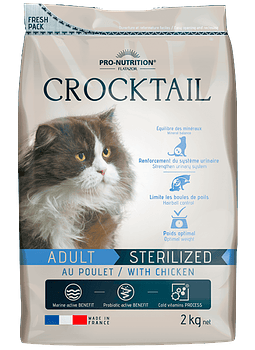 Crocktail Adult Sterilized Con Pollo