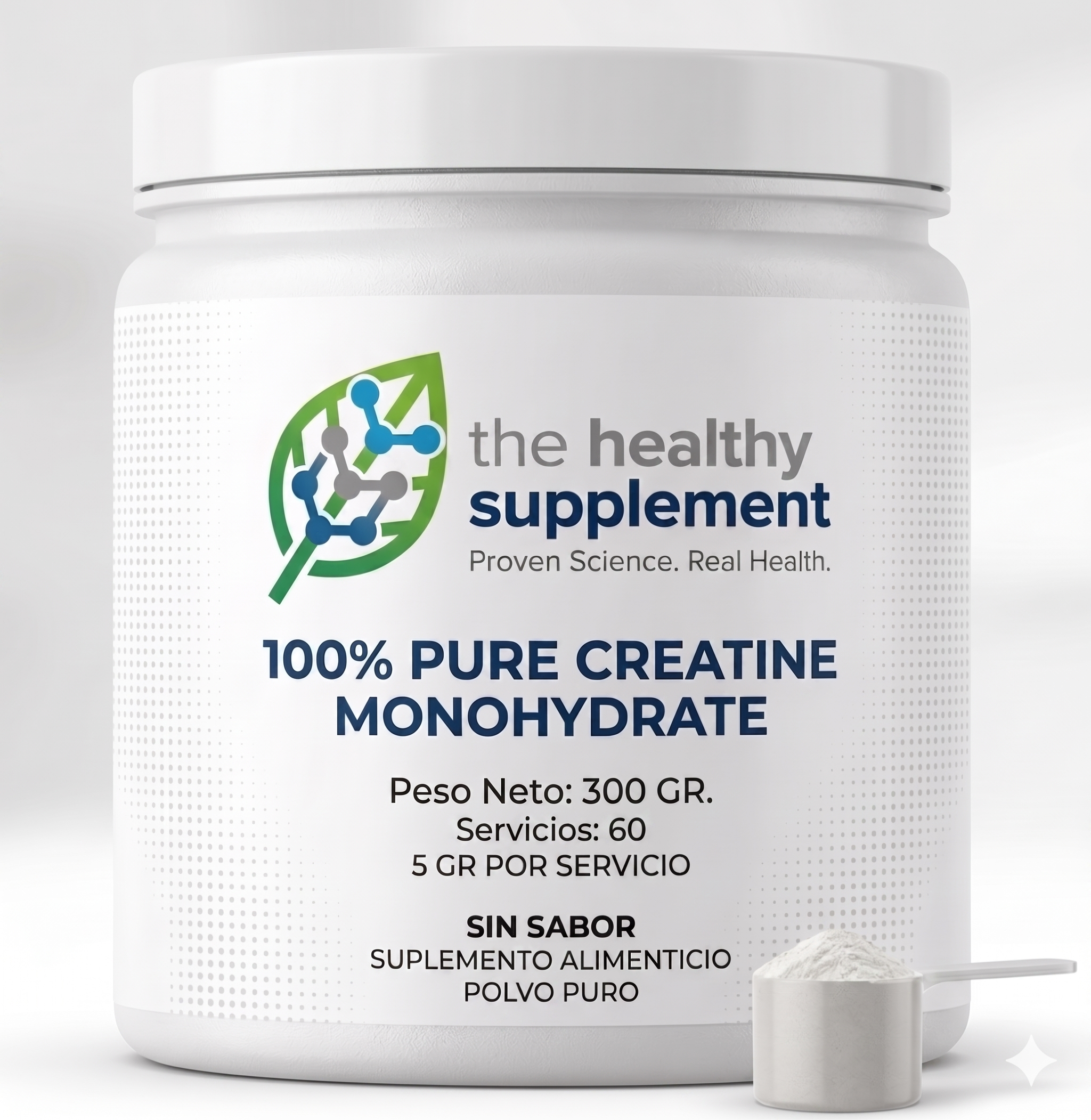 Creatina Monohidrato - 100% Pura - Vegan