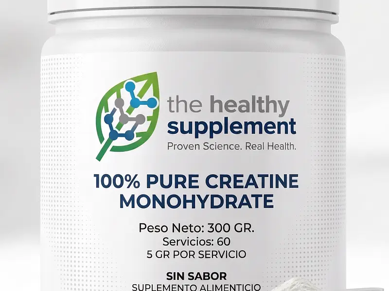 Creatina Monohidrato - 100% Pura - Vegan