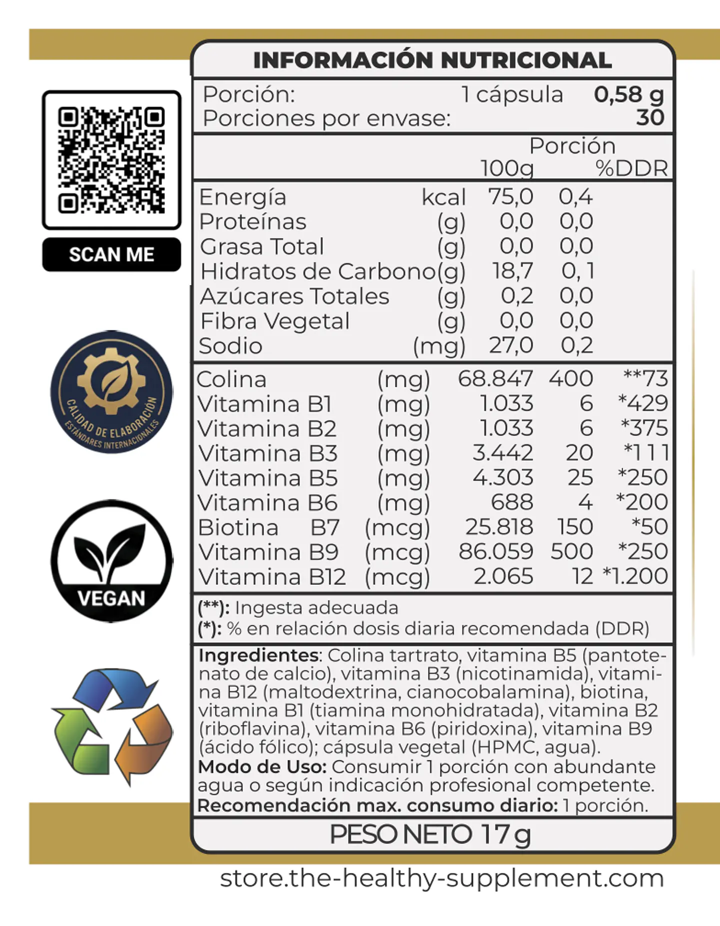 Complete Vitamin B-Complex - Vegan 3