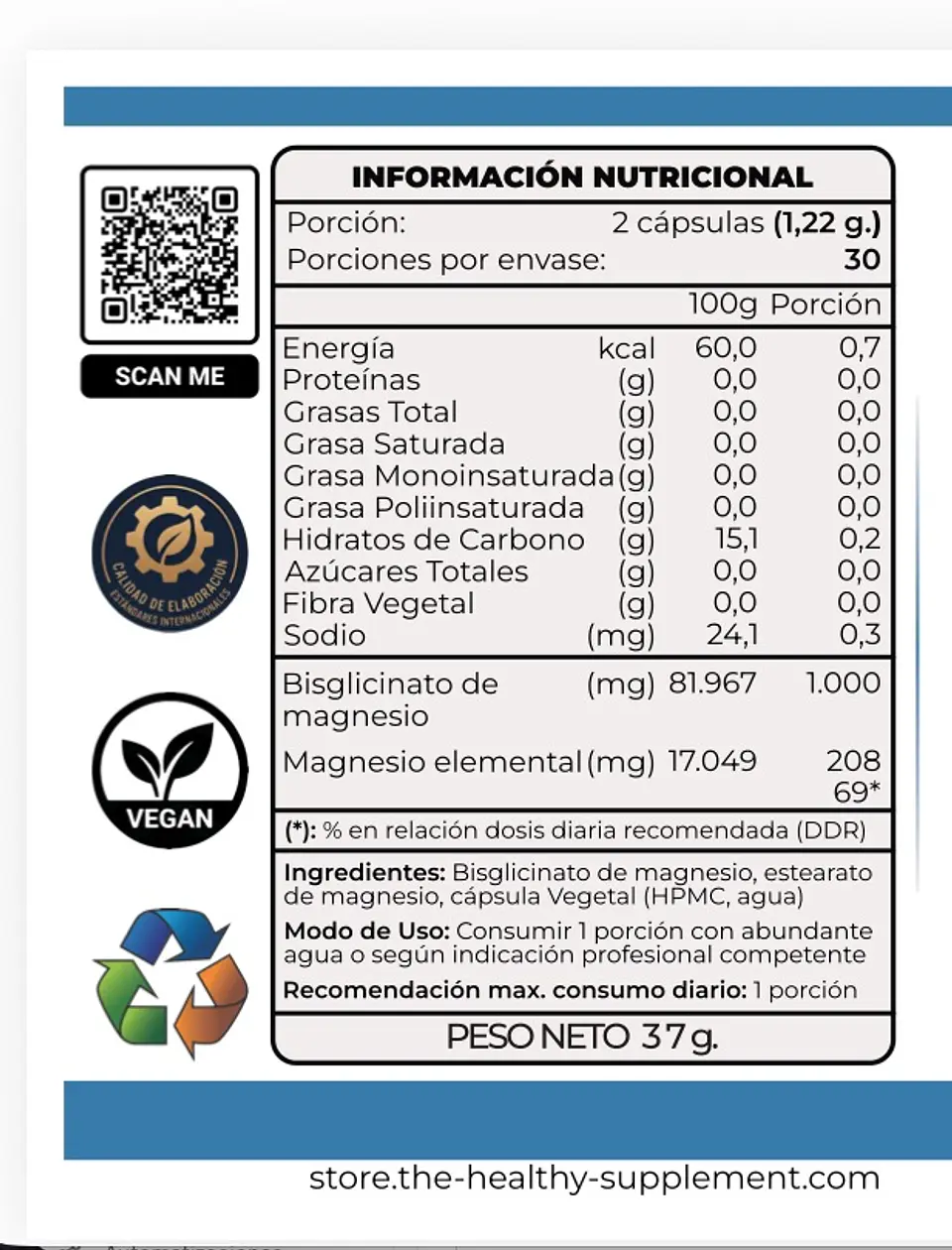 Magnesio Bisglicinato 3