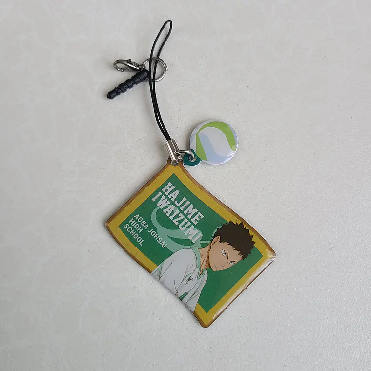 [Aoba Johsai] Iwaizumi Hajime - Strap metálico [Haikyuu] 1