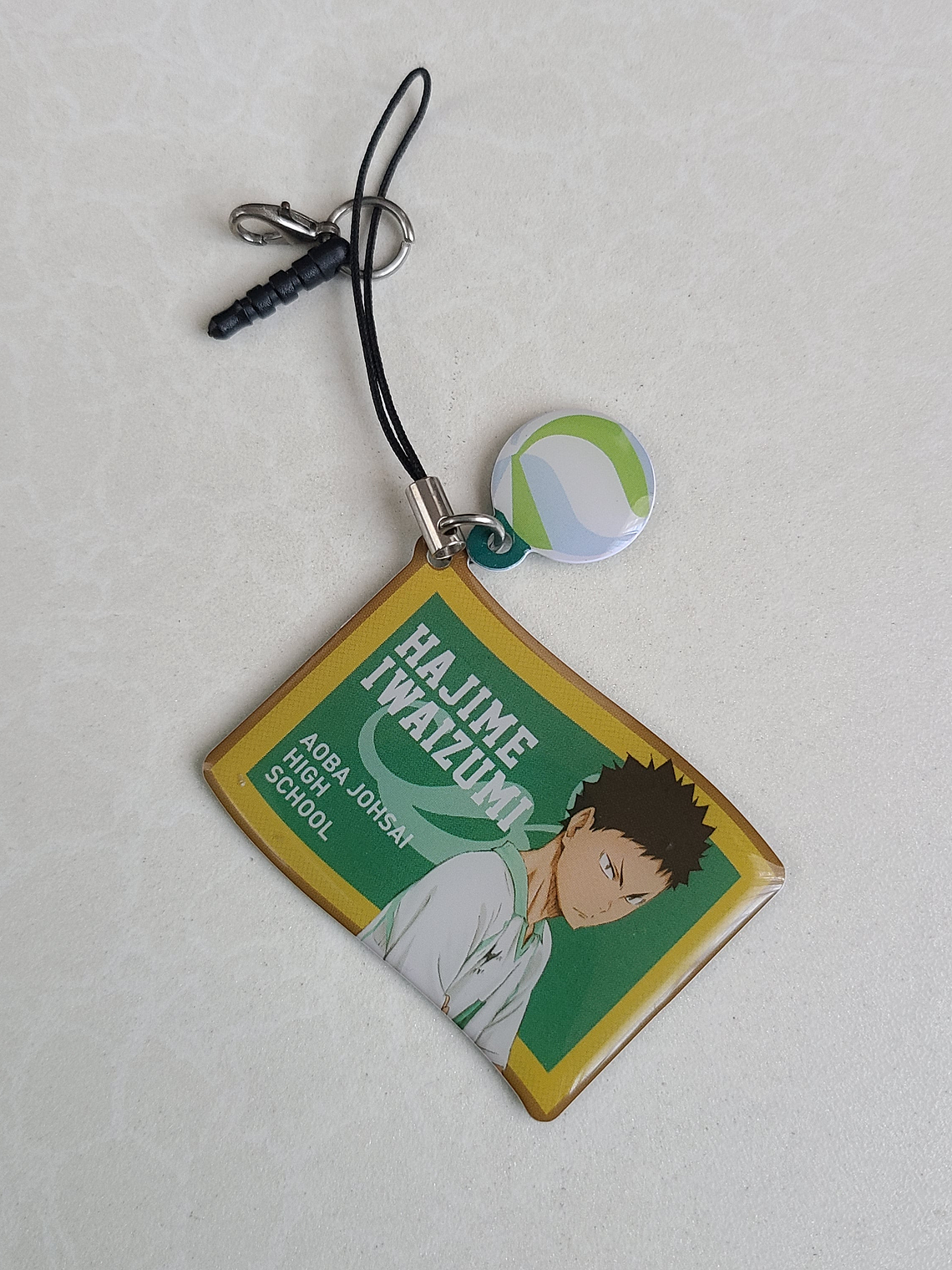 [Aoba Johsai] Iwaizumi Hajime - Strap metálico [Haikyuu] 1