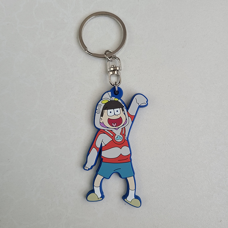 Jyushimatsu Matsuno - Llavero de goma Ultraman [Osomatsu-san] 1