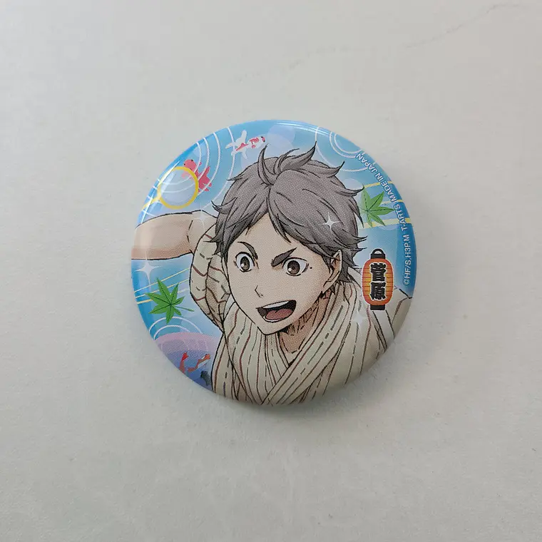 [Karasuno] Sugawara Koshi - Chapita metálica [Haikyuu] 1