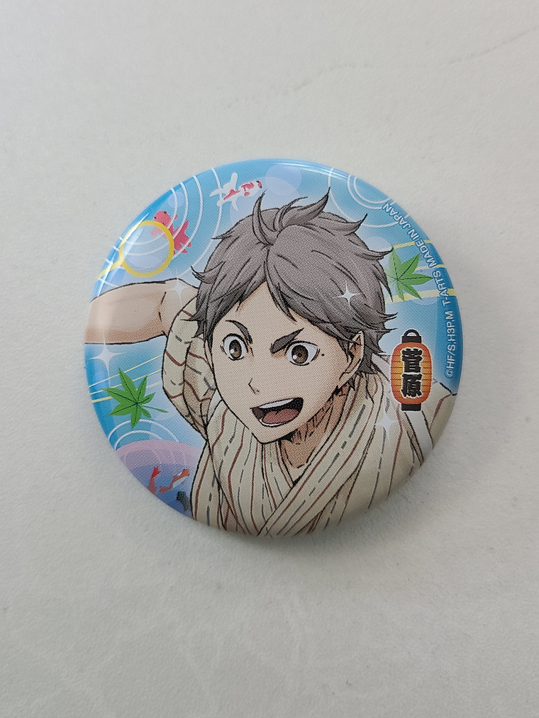 [Karasuno] Sugawara Koshi - Chapita metálica [Haikyuu] 1