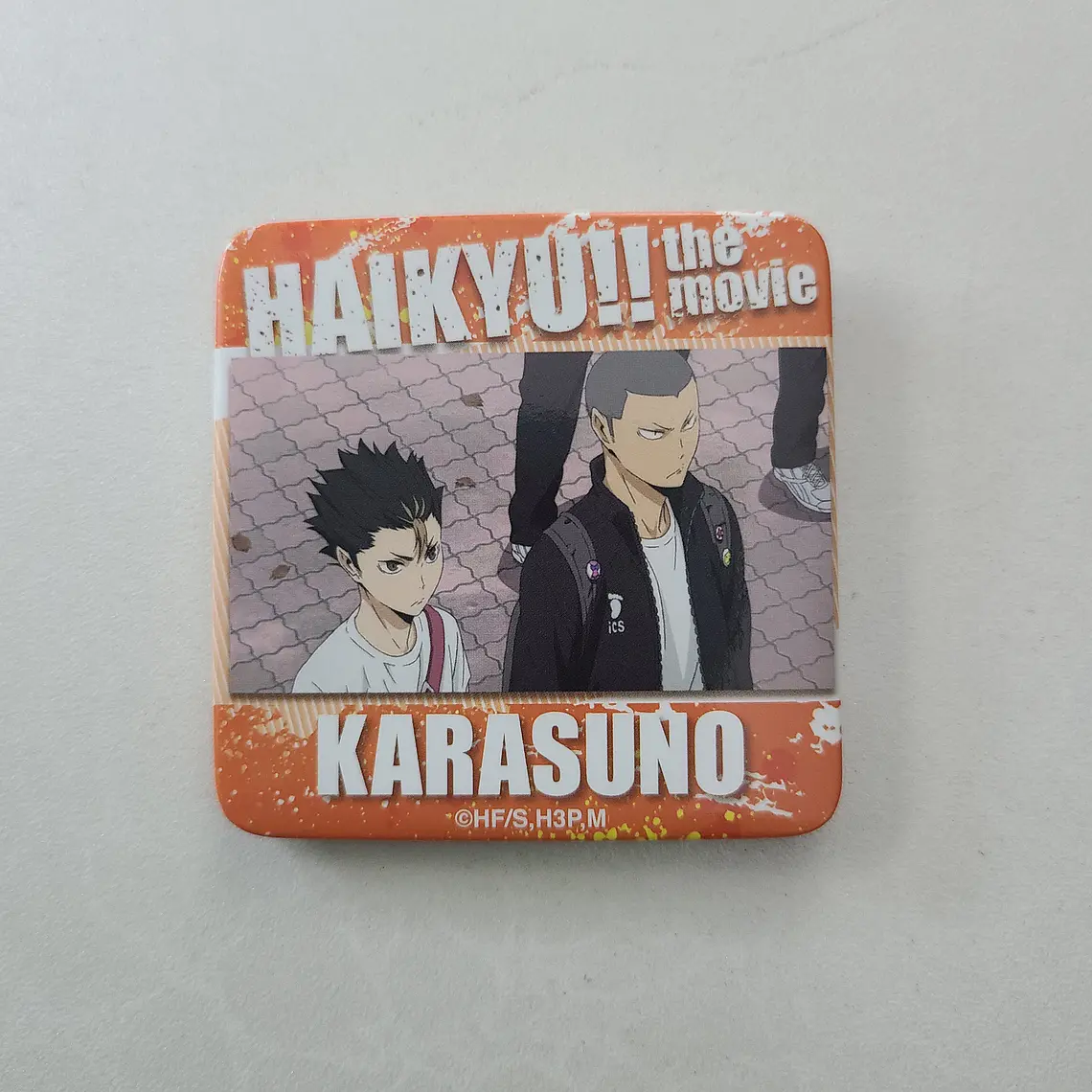 [Karasuno] Tanaka & Nishinoya - Chapita metálica [Haikyuu] 1