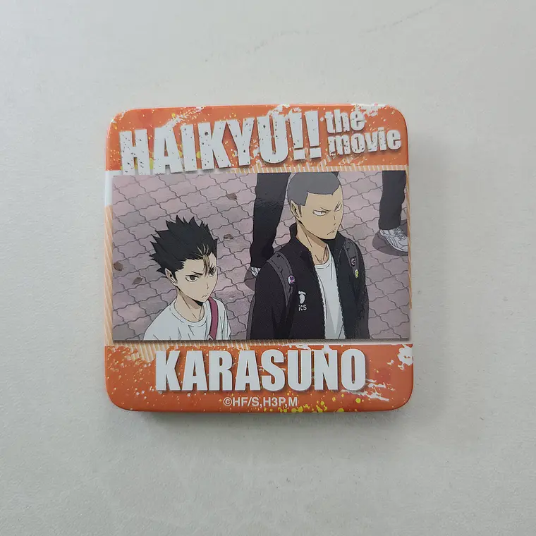 [Karasuno] Tanaka & Nishinoya - Chapita metálica [Haikyuu] 1