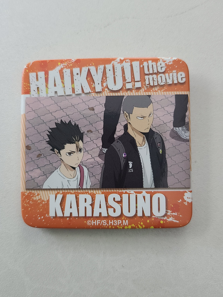 [Karasuno] Tanaka & Nishinoya - Chapita metálica [Haikyuu] 1