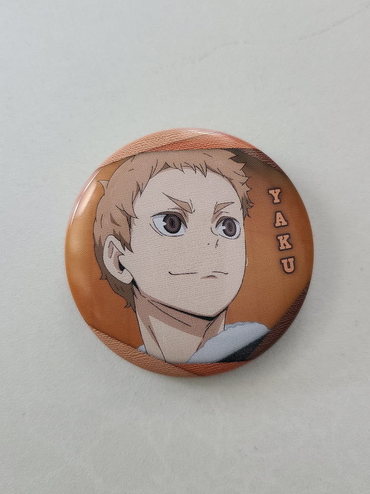 [Nekoma] Yaku Morisuke - Chapita metálica [Haikyuu] 1