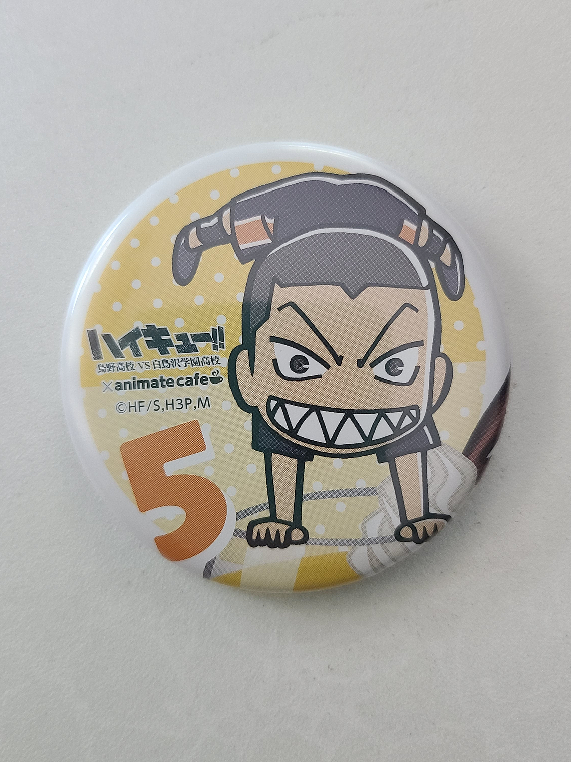 [Karasuno] Tanaka Ryuunosuke - Chapita metálica [Haikyuu] 1