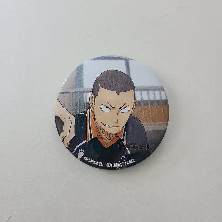 [Karasuno] Tanaka Ryuunosuke - Chapita metálica [Haikyuu] 1
