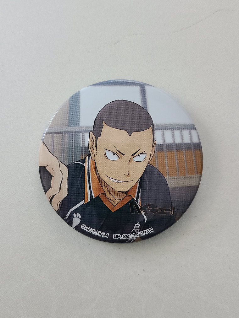 [Karasuno] Tanaka Ryuunosuke - Chapita metálica [Haikyuu] 1