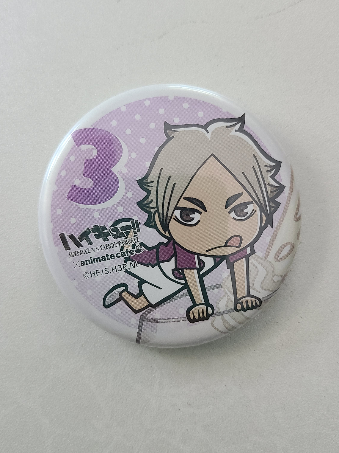 [Shiratorizawa] Semi Eita - Chapita metálica [Haikyuu] 1