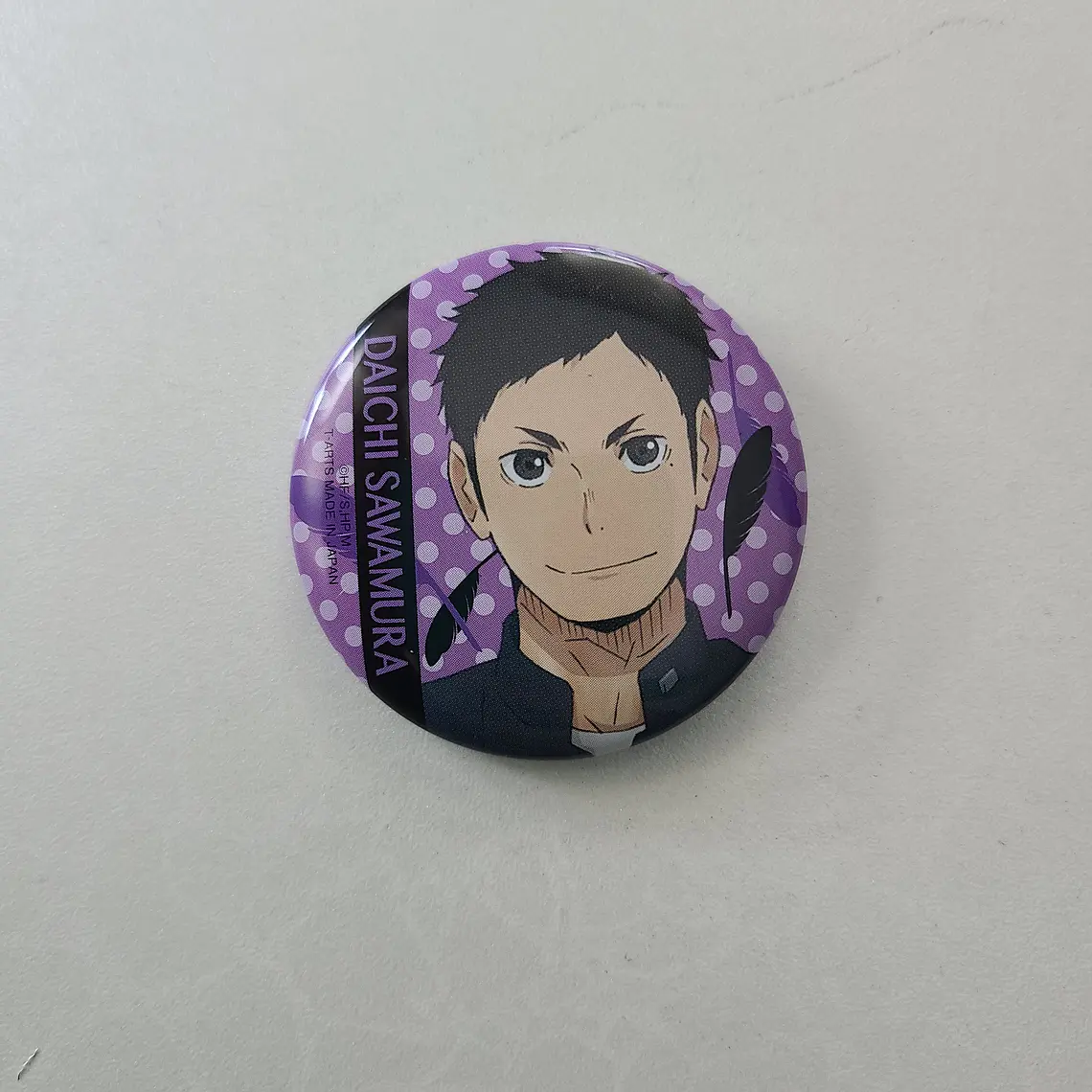 [Karasuno] Sawamura Daichi - Chapita metálica [Haikyuu] 1