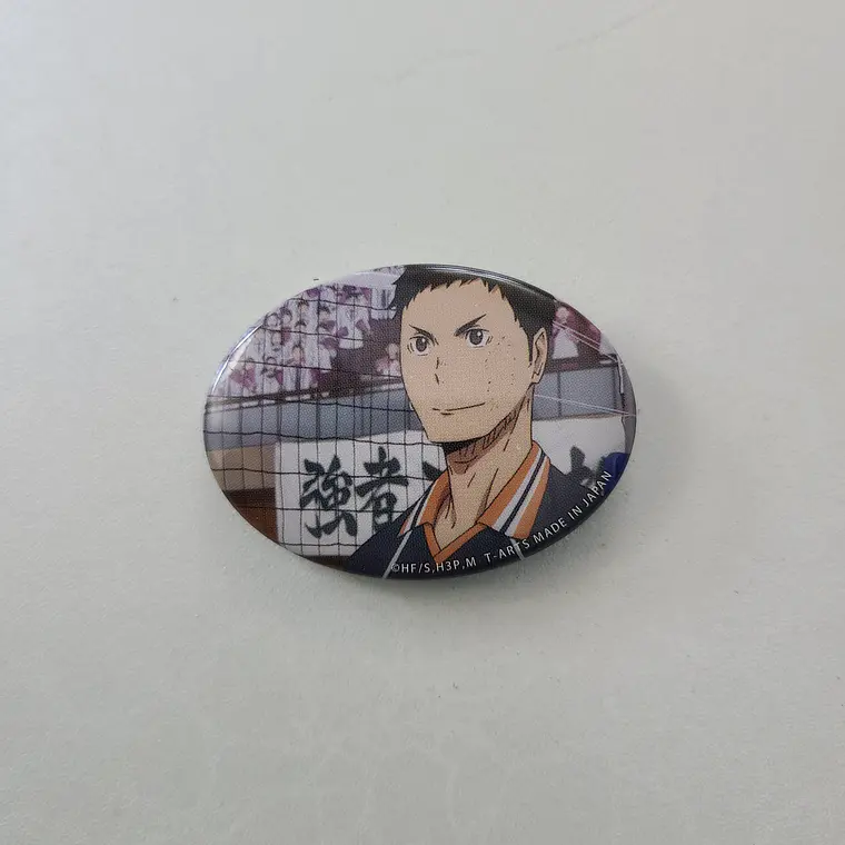 [Karasuno] Sawamura Daichi - Chapita metálica [Haikyuu] 1