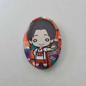 [Nekoma] Shibayama Yuki - Chapita metálica [Haikyuu]