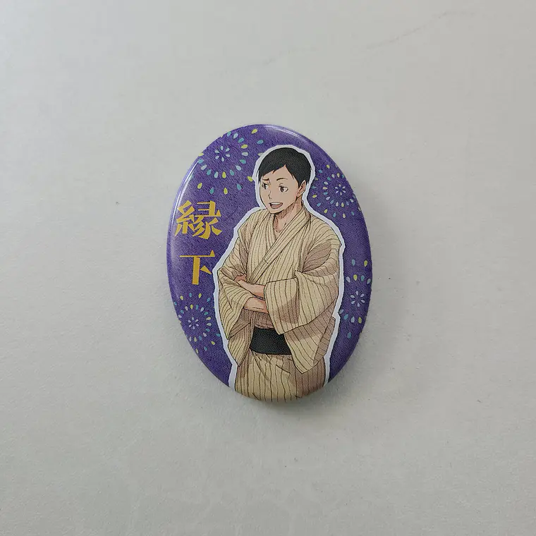 [Karasuno] Ennoshita Chikara - Chapita metálica [Haikyuu] 1