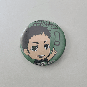 [Karasuno] Sawamura Daichi - Chapita metálica [Haikyuu]