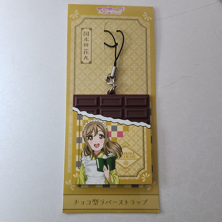 [Aqours] Hanamaru Kunikida - Strap de goma Chocolate [Love Live Sunshine] 1