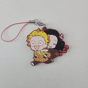 Agatsuma Zenitsu & Kamado Nezuko - Strap de goma [Kimetsu no Yaiba]