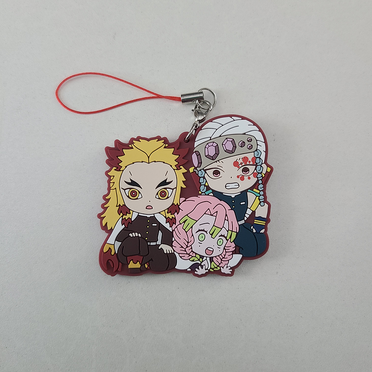 Rengoku Kyojuro & Tengen & Mitsuri - Strap de goma [Kimetsu no Yaiba] 1