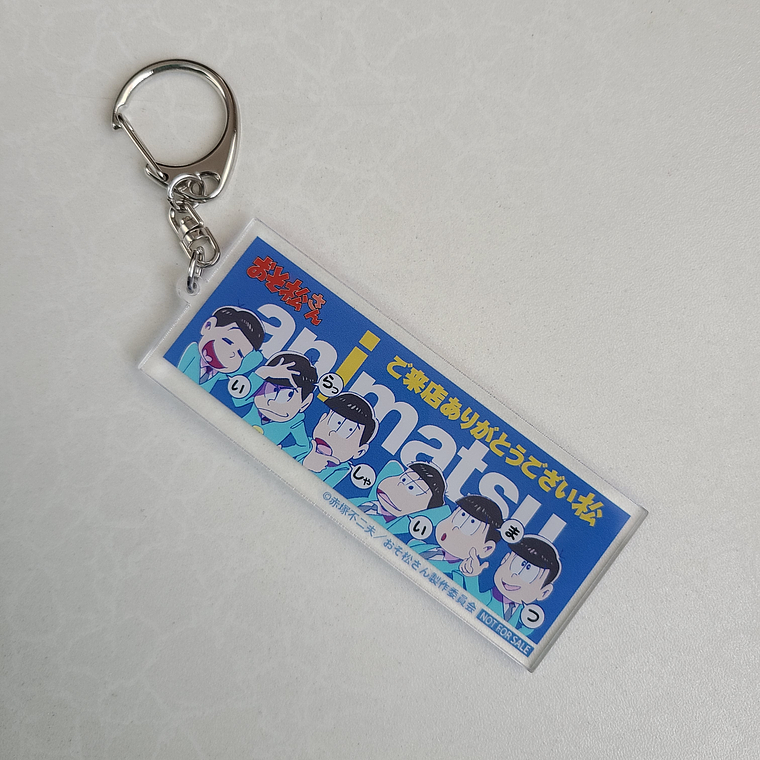 Matsuno Bros - Llavero acrílico animate [Osomatsu-san] 1