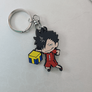 [Nekoma] Kuroo Tetsuro - Llavero de goma [Haikyuu] 