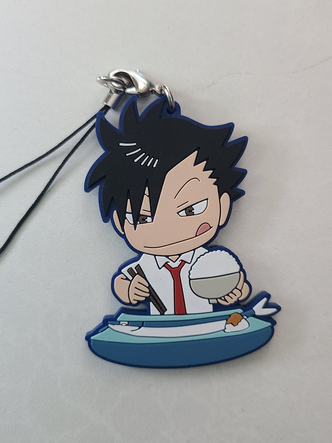 [Nekoma] Kuroo Tetsuro - Strap de goma Ichiban Kuji [Haikyuu]  1
