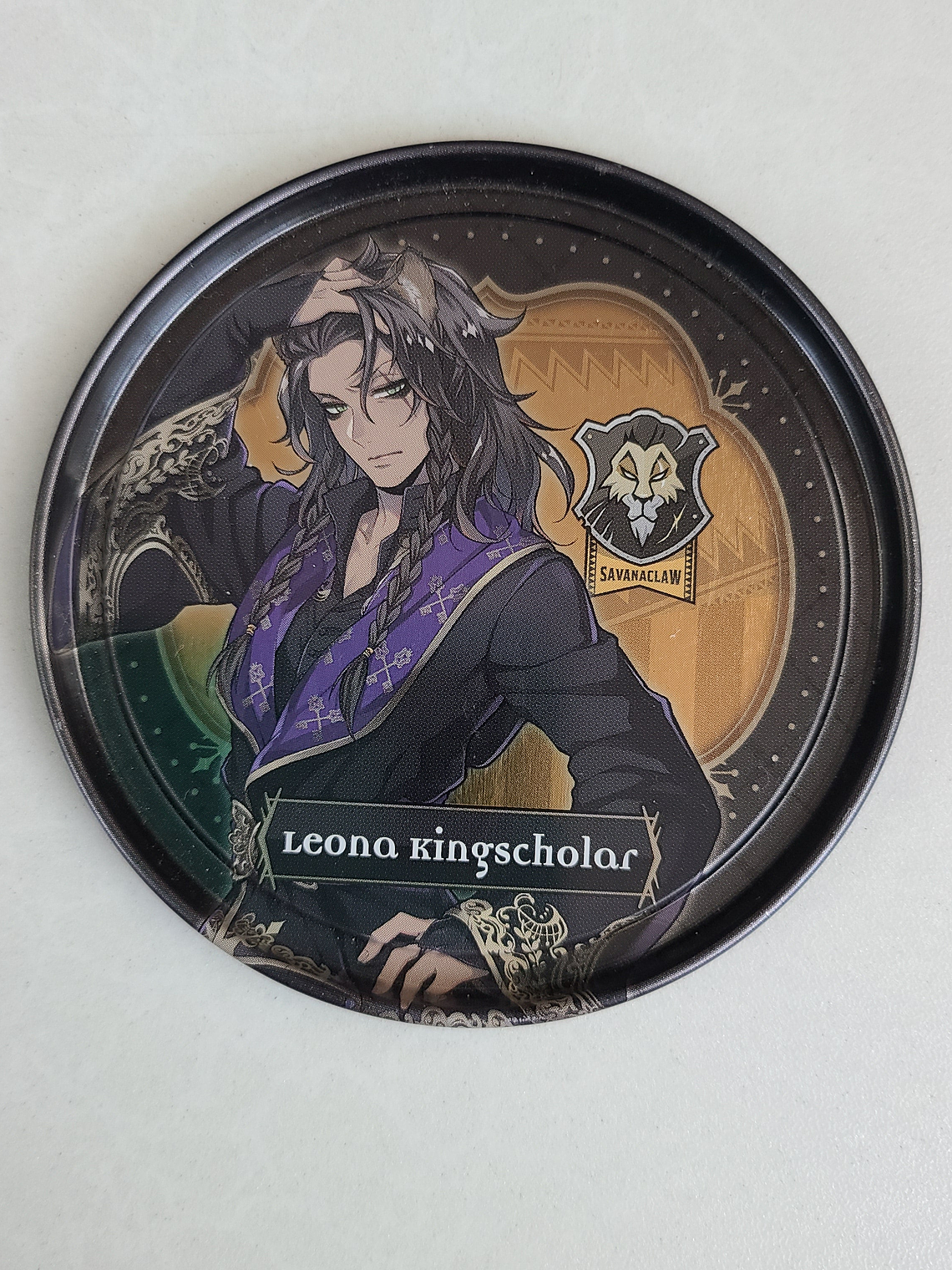 [Savanaclaw] Leona Kingscholar - Posavasos metálico [Twisted Wonderland] 1