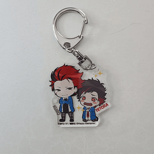 [Akatsuki] [Ryuseitai] Kuro Kiryu & Nagumo Tetora - Llavero acrílico [Ensemble Stars]
