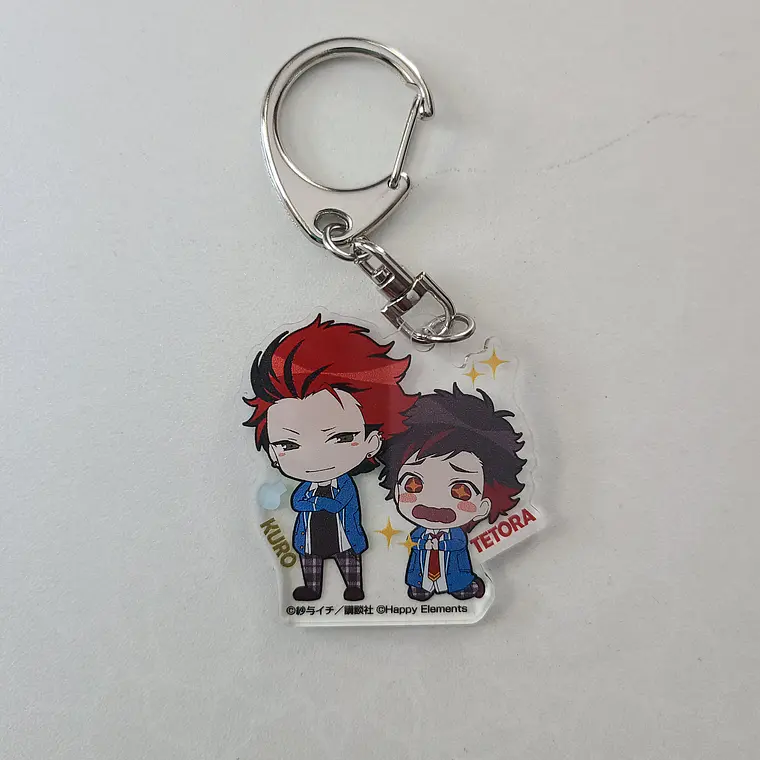 [Akatsuki] [Ryuseitai] Kuro Kiryu & Nagumo Tetora - Llavero acrílico [Ensemble Stars] 1