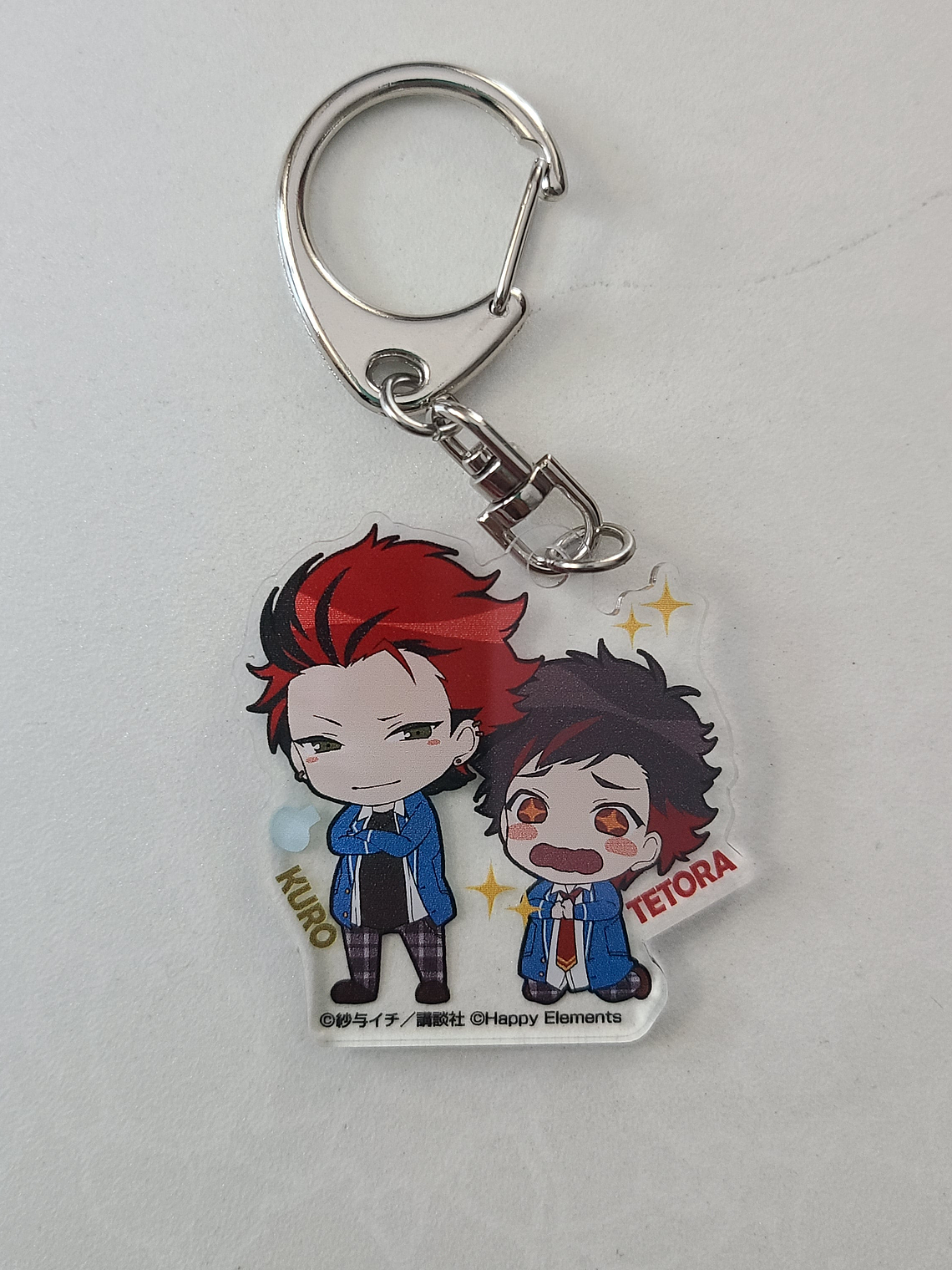 [Akatsuki] [Ryuseitai] Kuro Kiryu & Nagumo Tetora - Llavero acrílico [Ensemble Stars] 1