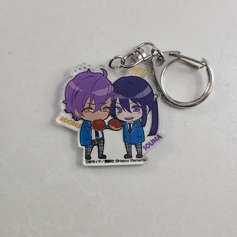 [Undead] [Akatsuki] Adonis Otogari x Souma Kanzaki - Llavero acrílico [Ensemble Stars] 1