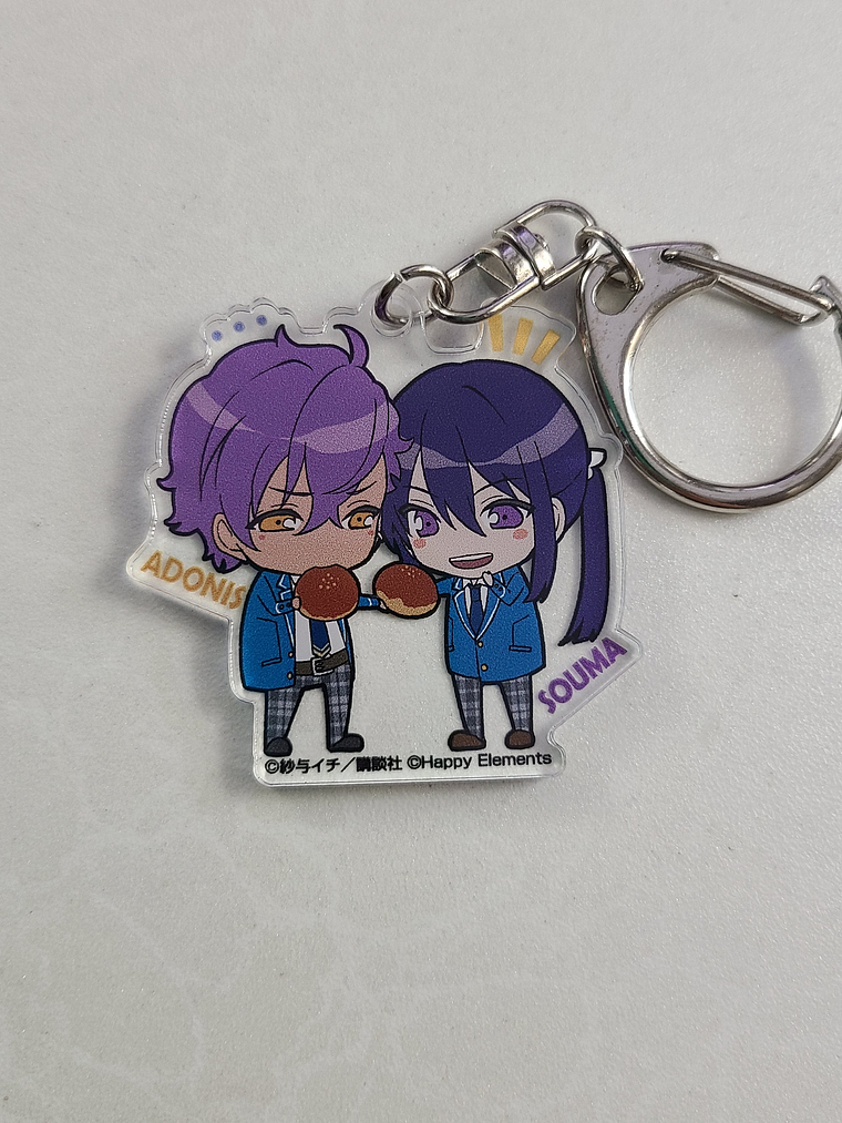 [Undead] [Akatsuki] Adonis Otogari x Souma Kanzaki - Llavero acrílico [Ensemble Stars] 1