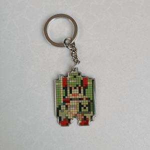 Hatsune Miku (Pixel Art) - Llavero metálico [VOCALOID]