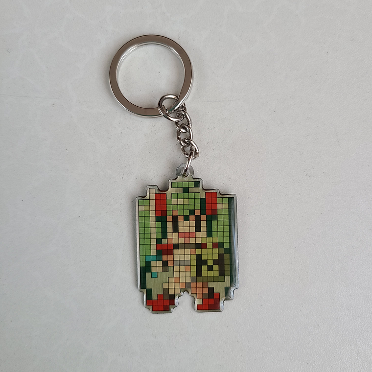 Hatsune Miku (Pixel Art) - Llavero metálico [VOCALOID] 1