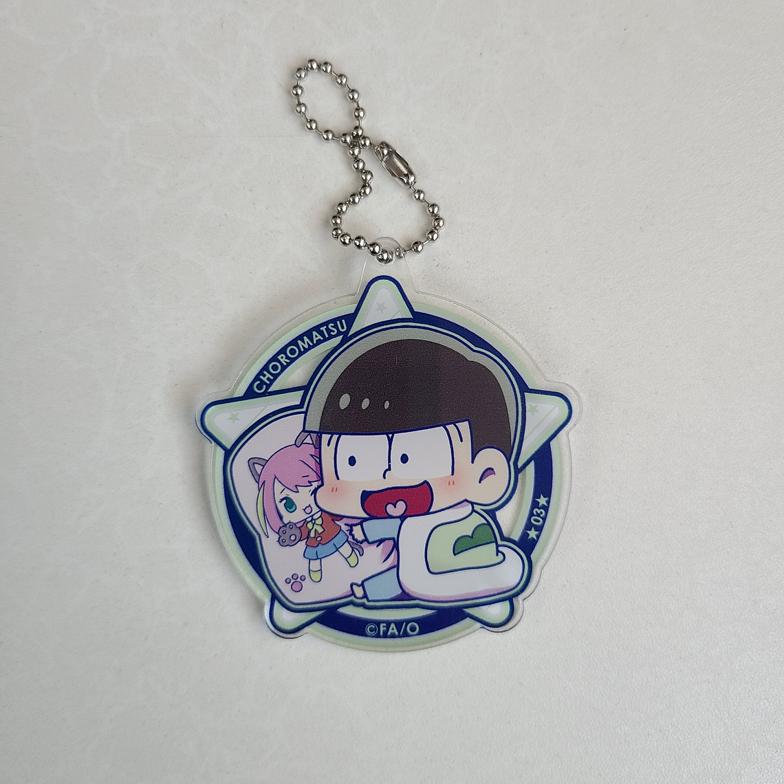 Choromatsu Matsuno - Ballchain acrílico Futonmushi [Osomatsu-san] 1