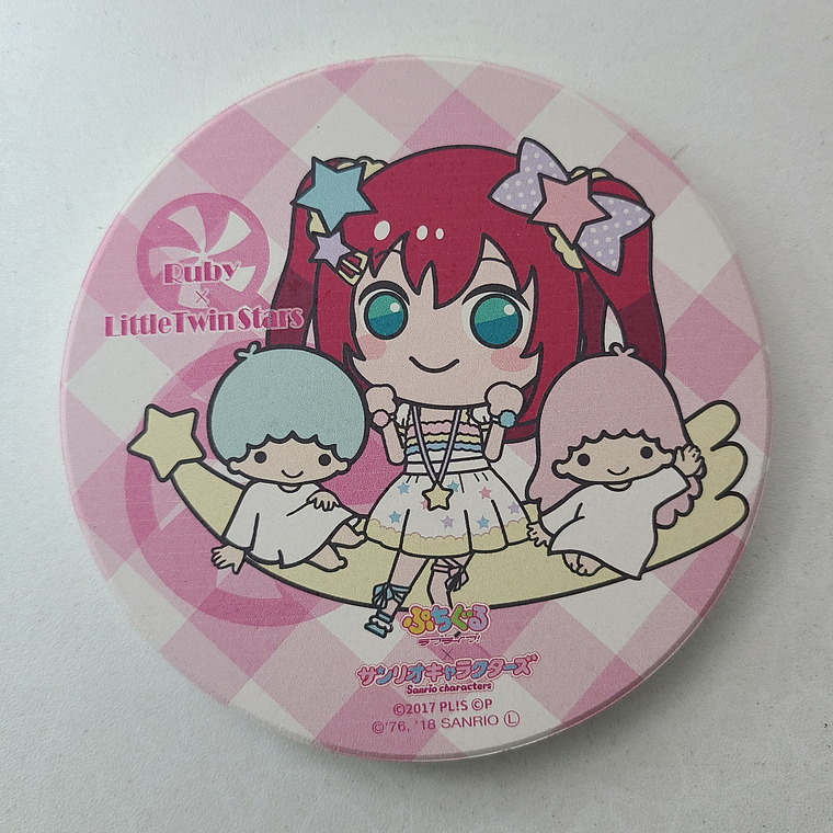 [Aqours] Ruby Kurosawa - Posavasos SANRIO [Love Live Sunshine] 1