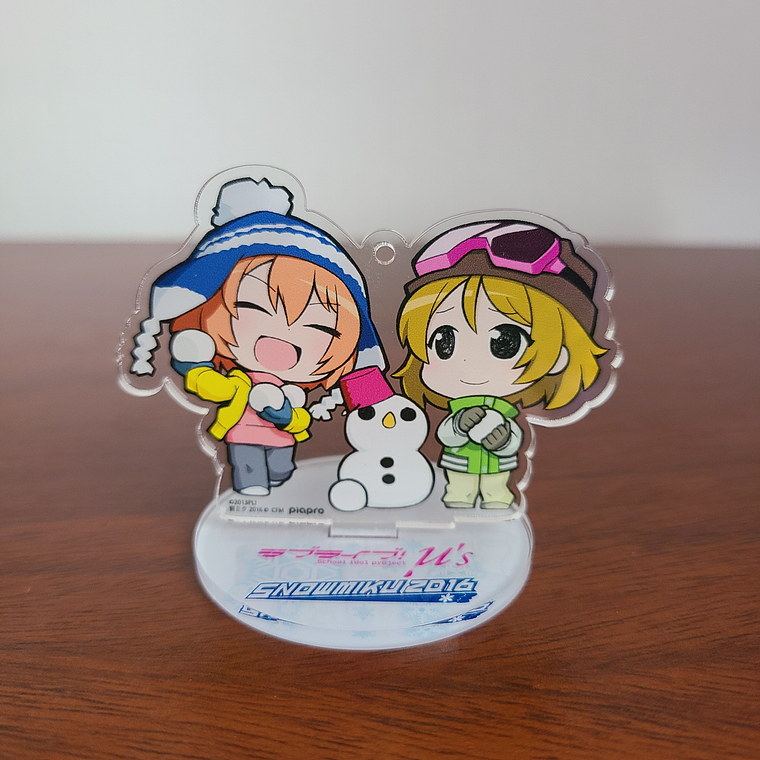 [Musas] Rin x Hanayo - Stand acrilico Snow Miku 2016 [Love Live] 1