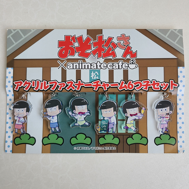 Matsuno Bros - Set de acrílicos Animate Cafe [Osomatsu-san] 1