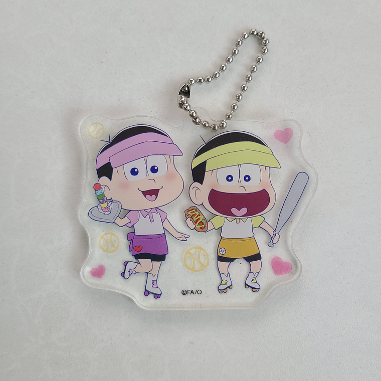 Todomatsu x Jyushimatsu - Ballchain acrílico [Osomatsu-san] 1