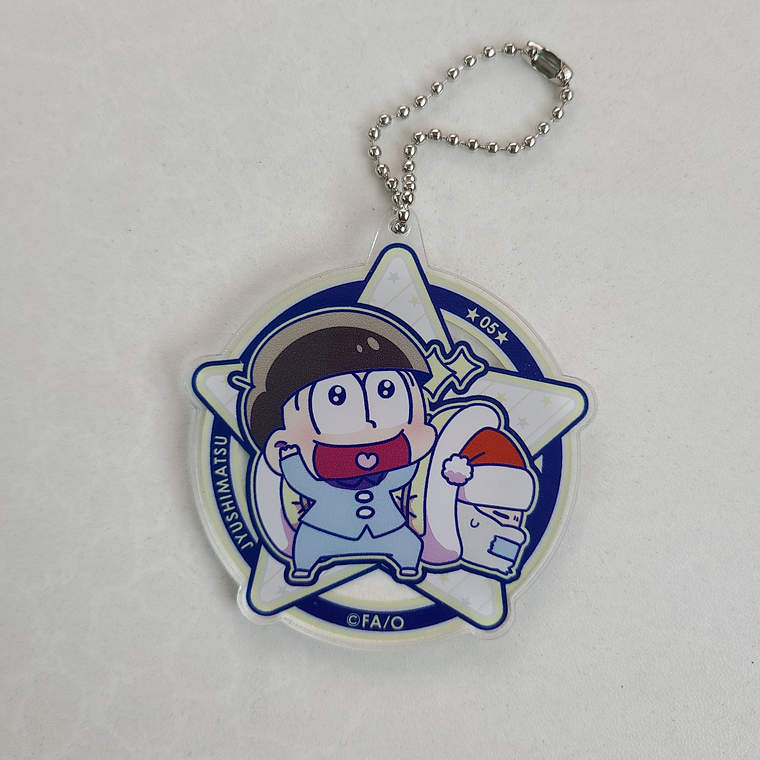 Jyushimatsu Matsuno - Llavero acrílico Futonmushi [Osomatsu-san] 1