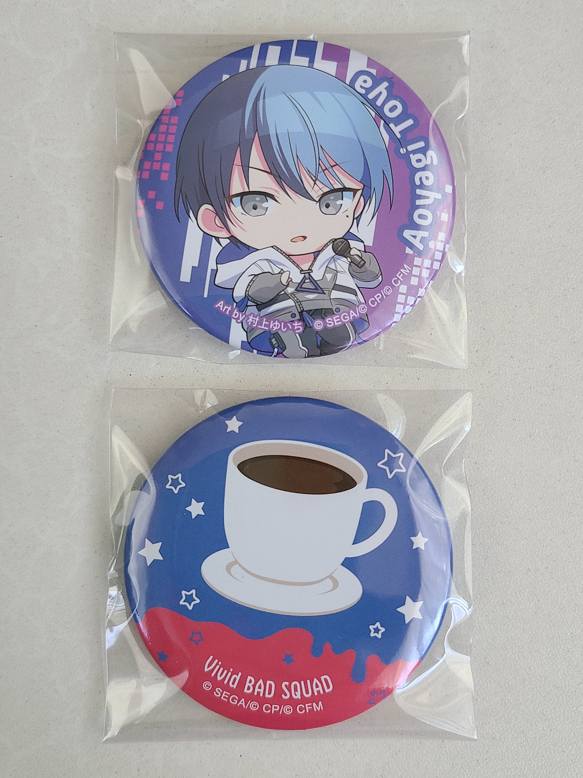 [Vivid BAD SQUAD] Toya Aoyagi - Set de Chapitas [Project Sekai] 1