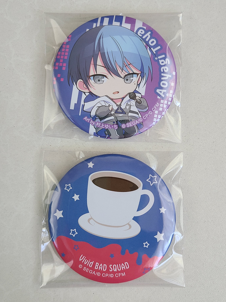 [Vivid BAD SQUAD] Toya Aoyagi - Set de Chapitas [Project Sekai] 1