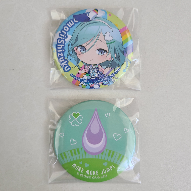 [More More Jump] Shizuku Hinomori - Set de Chapitas [Project Sekai] 1