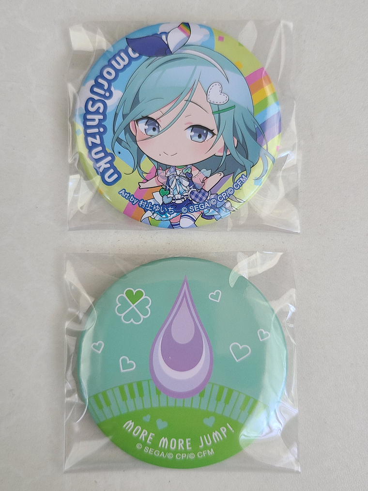 [More More Jump] Shizuku Hinomori - Set de Chapitas [Project Sekai] 1